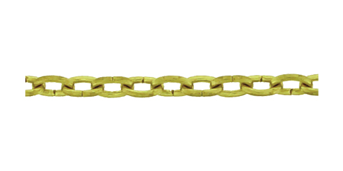 Corrente em latão -  10.6 x 7.0 x 1.8 mm