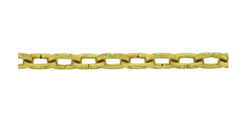 Corrente em latão -  12.0 x 8.0 x 2.0 mm