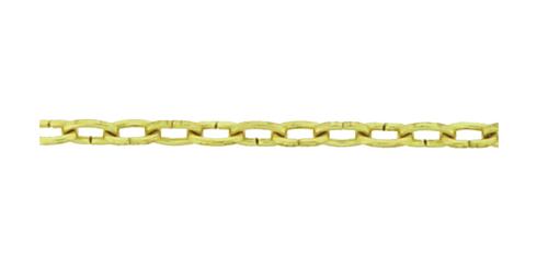 Corrente em latão -  9.0 x 6.3 x 1.35 mm