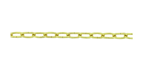 Corrente em latão - 9.0 x 4.5 x 1.2 mm