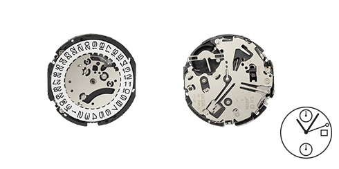 Movimento Seiko VK61(3) - Crono
