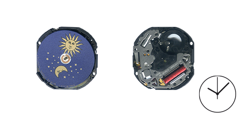 Movimento Seiko VP35 - Fase lunar-solar