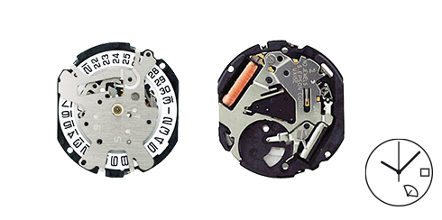 Movimento Seiko VX15E(3) - Retro-dia