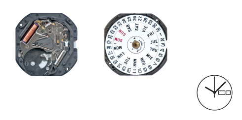 Movimento Seiko VX33(3DD)