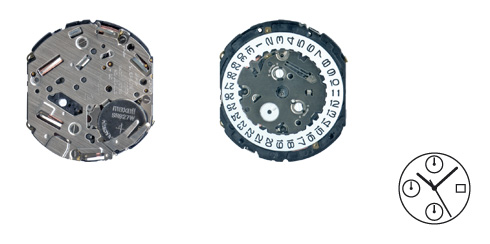 Movimento Seiko YM55(3) - Crono