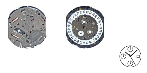 Movimento Seiko YM57(3) - Crono
