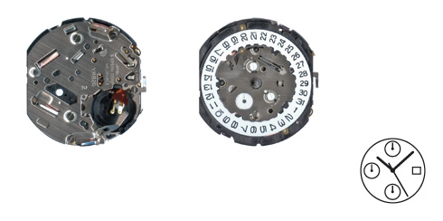 Movimento Seiko YM92(3) - Crono