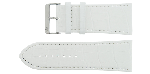 Bracelete Calfe - Branco - 34 mm Reacel