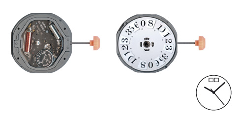 Movimento Miyota 1M52(12G)