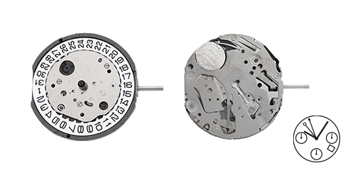 Movimento Miyota FS26(4A) - Crono - Dual time