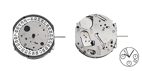 Movimento Miyota FS27(4A) - Crono - Dual time