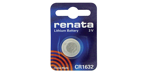 Pilha Renata CR1632 - 3V Botão lítio - Blister de 1