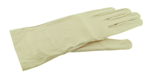Luvas de microfibra Bergeon creme - Grande