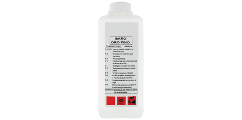 Banho de ouro fino Technoflux - 1 L