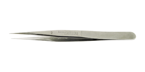 Pinça Horoswiss nº 3 antimagnética - 120 mm
