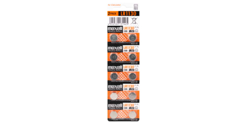 Pilha Maxell LR1130 - 1.55V Micro Alcalina - Blister de 10