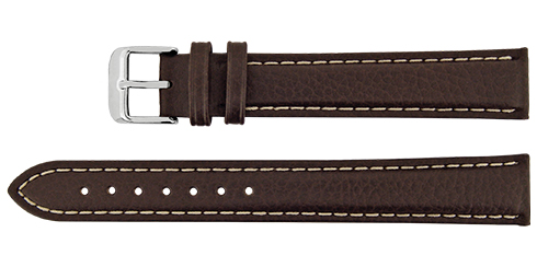 Bracelete Calfe XXL - Castanho - Costura a branco Reacel