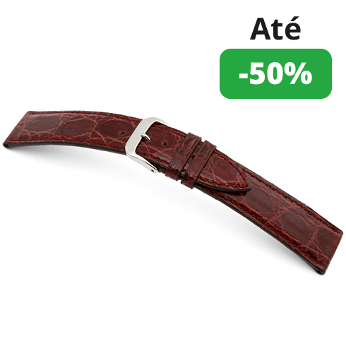 Bracelete Crocodilo genuíno – Bordeaux Rios