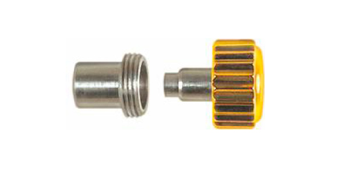 Coroas plaquet com rosca e tubo - 0.90 mm - várias medidas