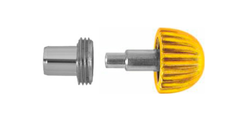 Coroas plaquet com rosca e tubo - 0.90 mm - várias medidas