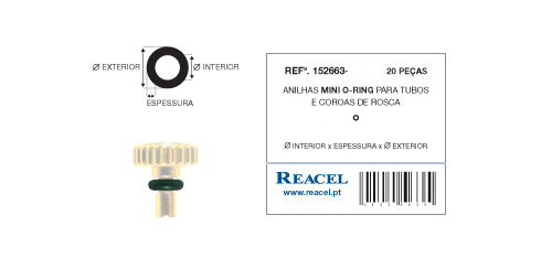 Anilhas microring p/ coroas reposição - várias medidas