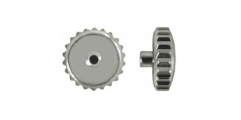 Coroas simples canhão curto cromo rosca 0.90 mm - várias medidas