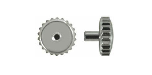 Coroas simples canhão longo cromo rosca 0.90 mm - várias medidas