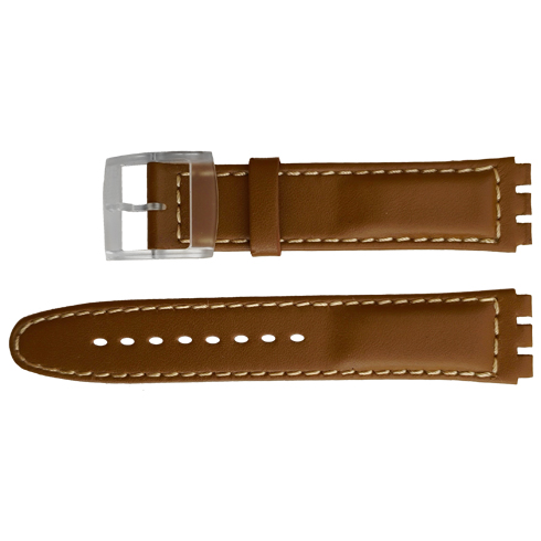 Bracelete Calfe - Castanho claro - 20x17 mm - Skin Chrono Reacel
