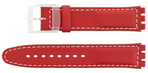 Bracelete Calfe - Vermelho - 20x17 mm - Skin Chrono Reacel