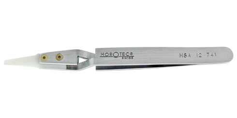 Pinça Horotec em alumínio - 120 mm - fibra de carbono