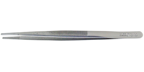 Pinça Horotec L14 com pontas largas e serrilha - 140 mm - inox