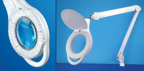 Candeeiro articulado com 90 LEDs (8W) e lupa 1.75X