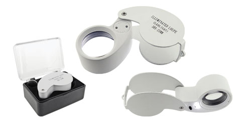 Lupa para brilhantes - 30X - LED