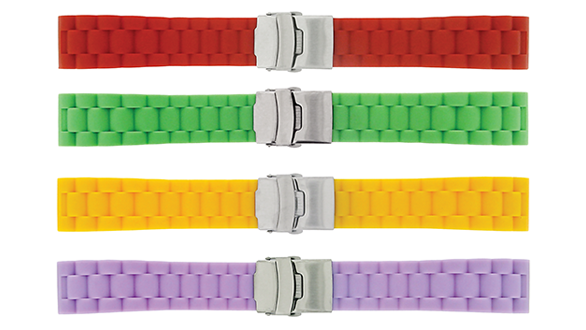 Braceletes de Borracha