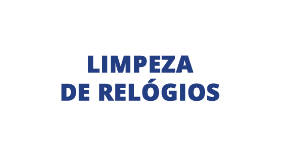 Limpeza de relógios