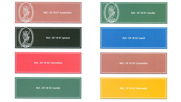 Abecedários e placas para gravar